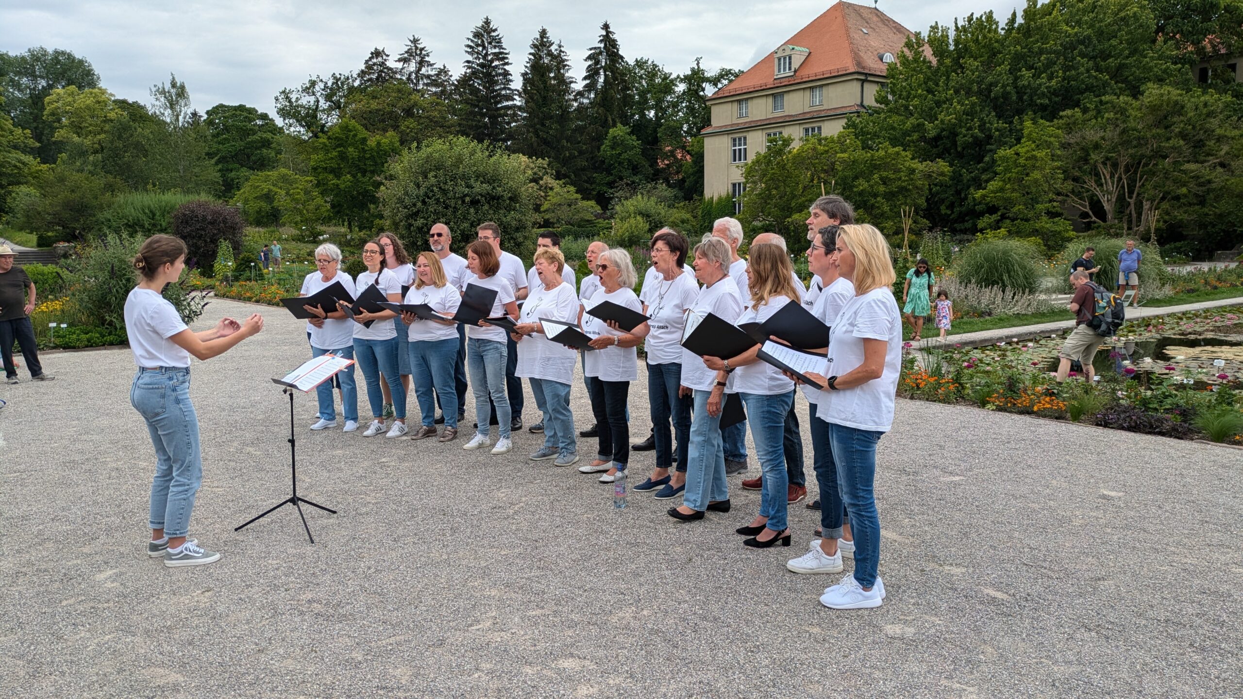 Konzert im botanischen Garten in München im Juni 2024