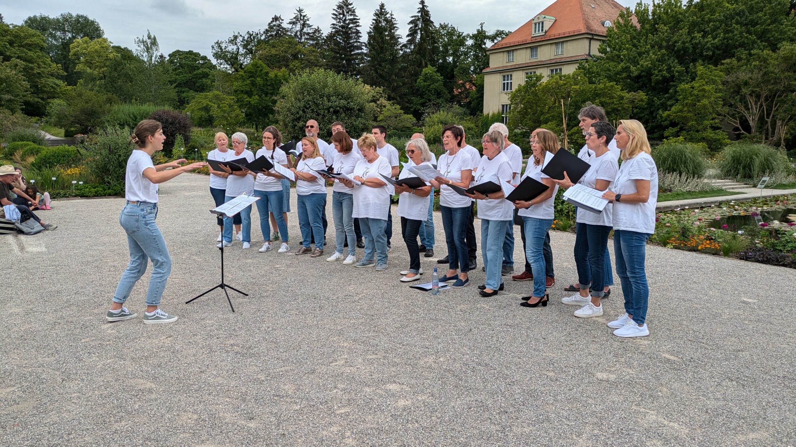 Konzert im botanischen Garten in München im Juni 2024