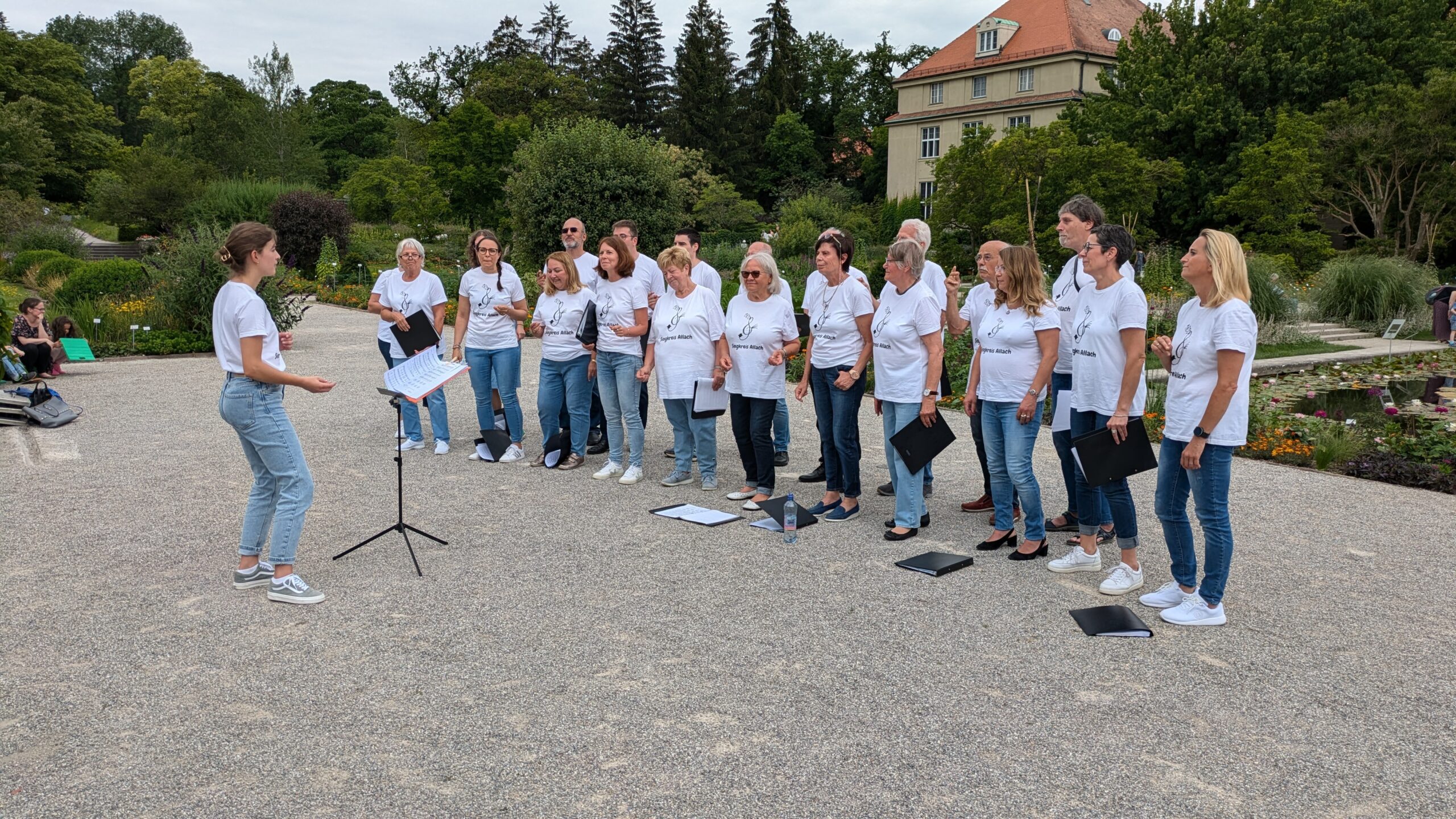 Konzert im botanischen Garten in München im Juni 2024